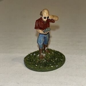 Ral Partha‎ Warhammer Metal Painted Miniature Bald Blindman Civilian Citizen